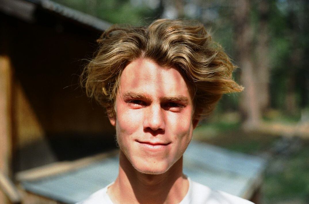 actor with new hairstyle closeup